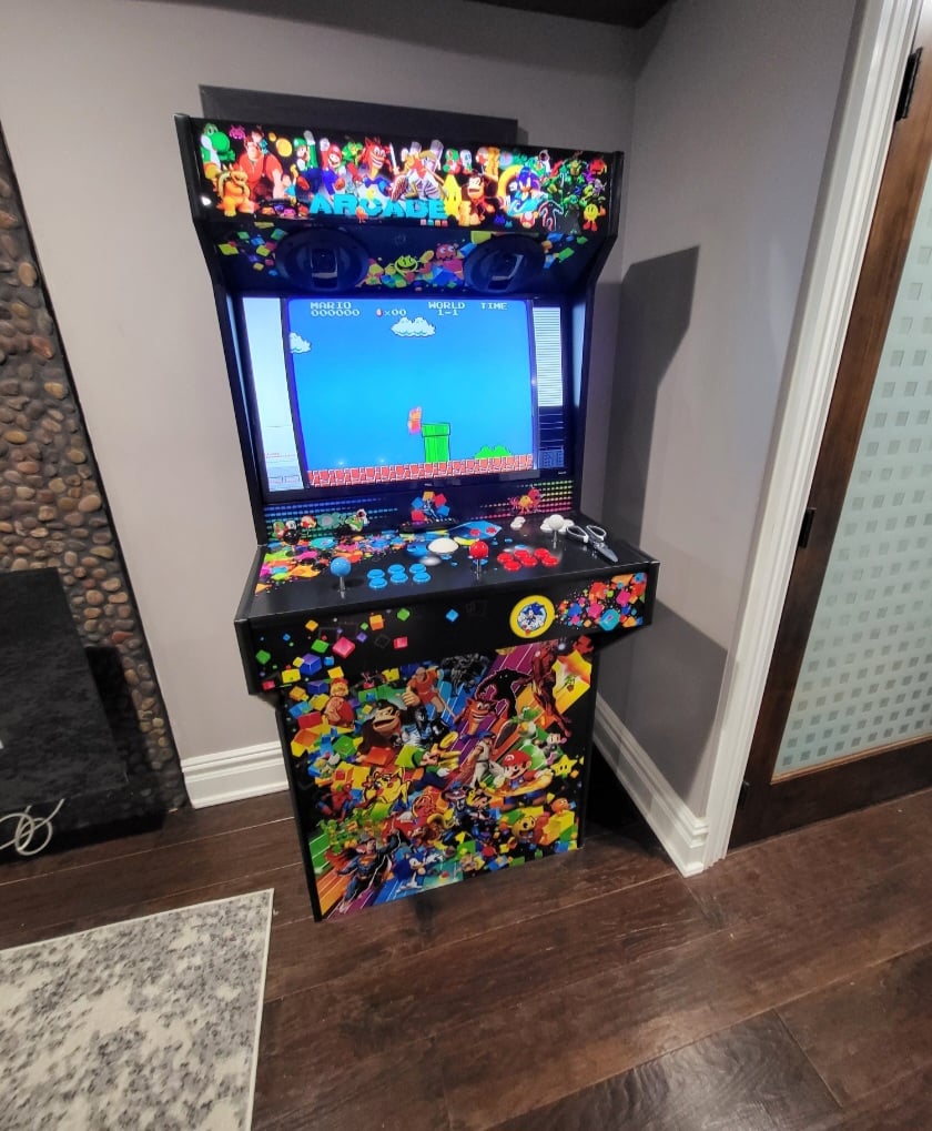 Arcade setup shared by Mat Nunn