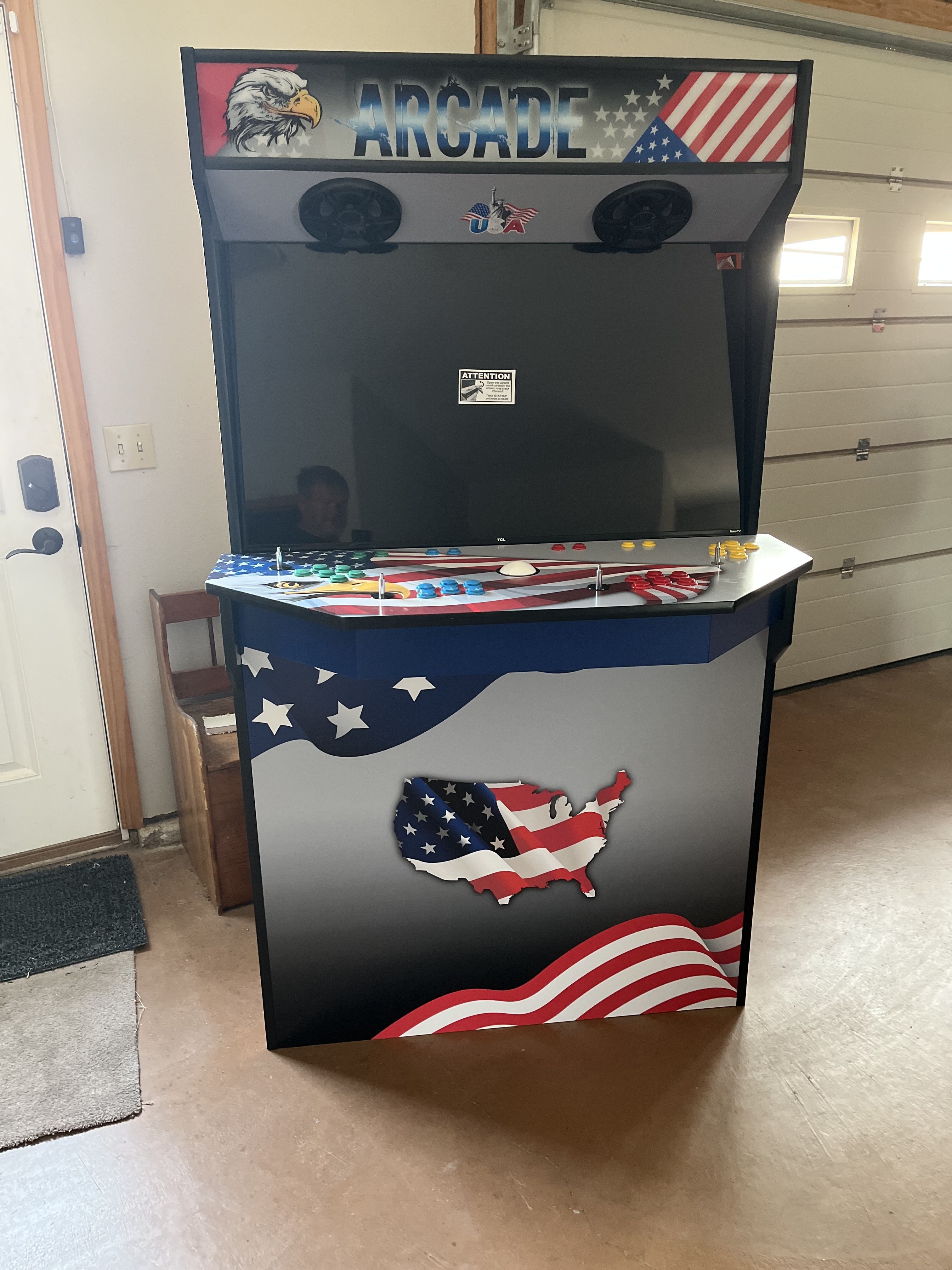 Arcade setup shared by Todd Lester