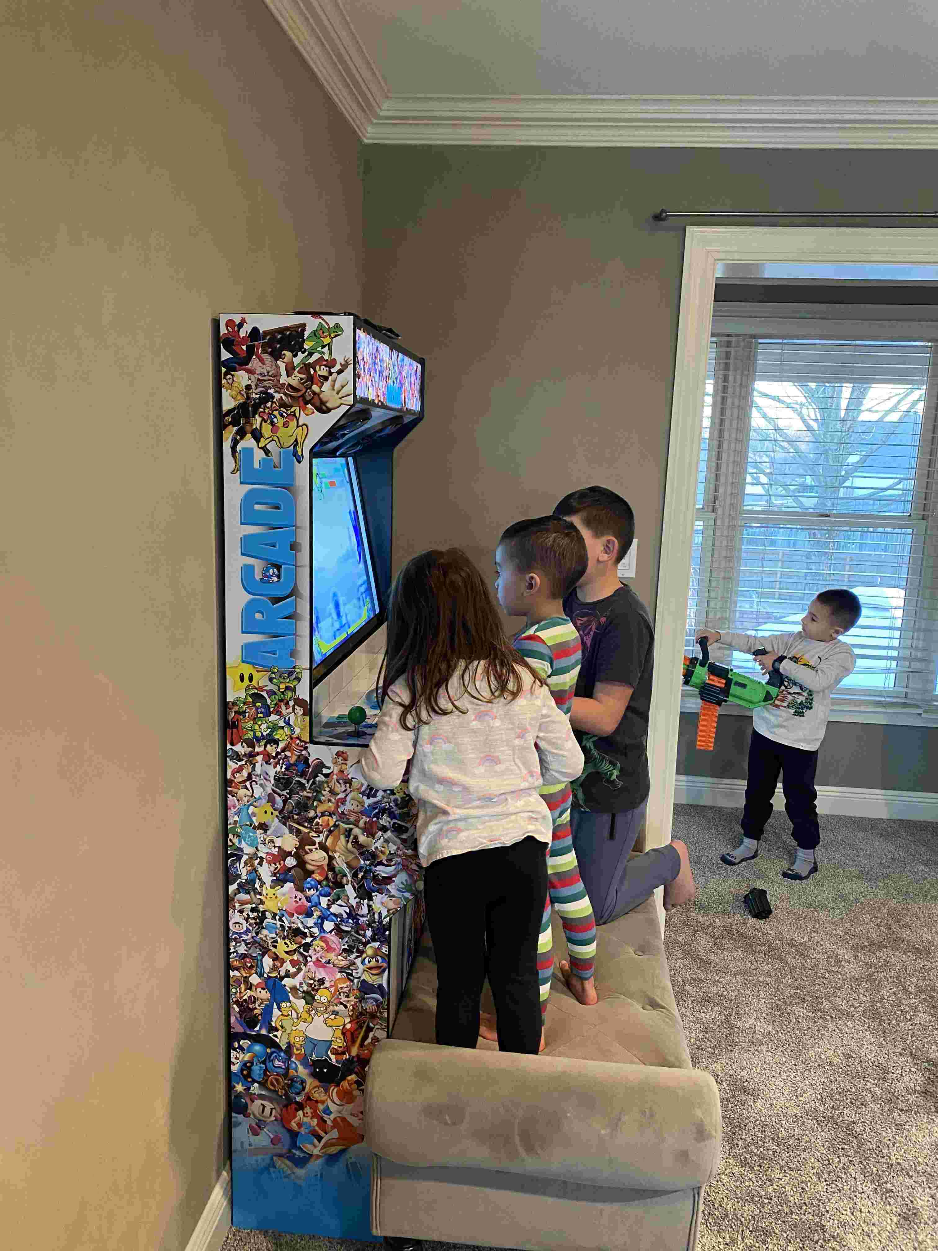 Arcade setup shared by Patricia