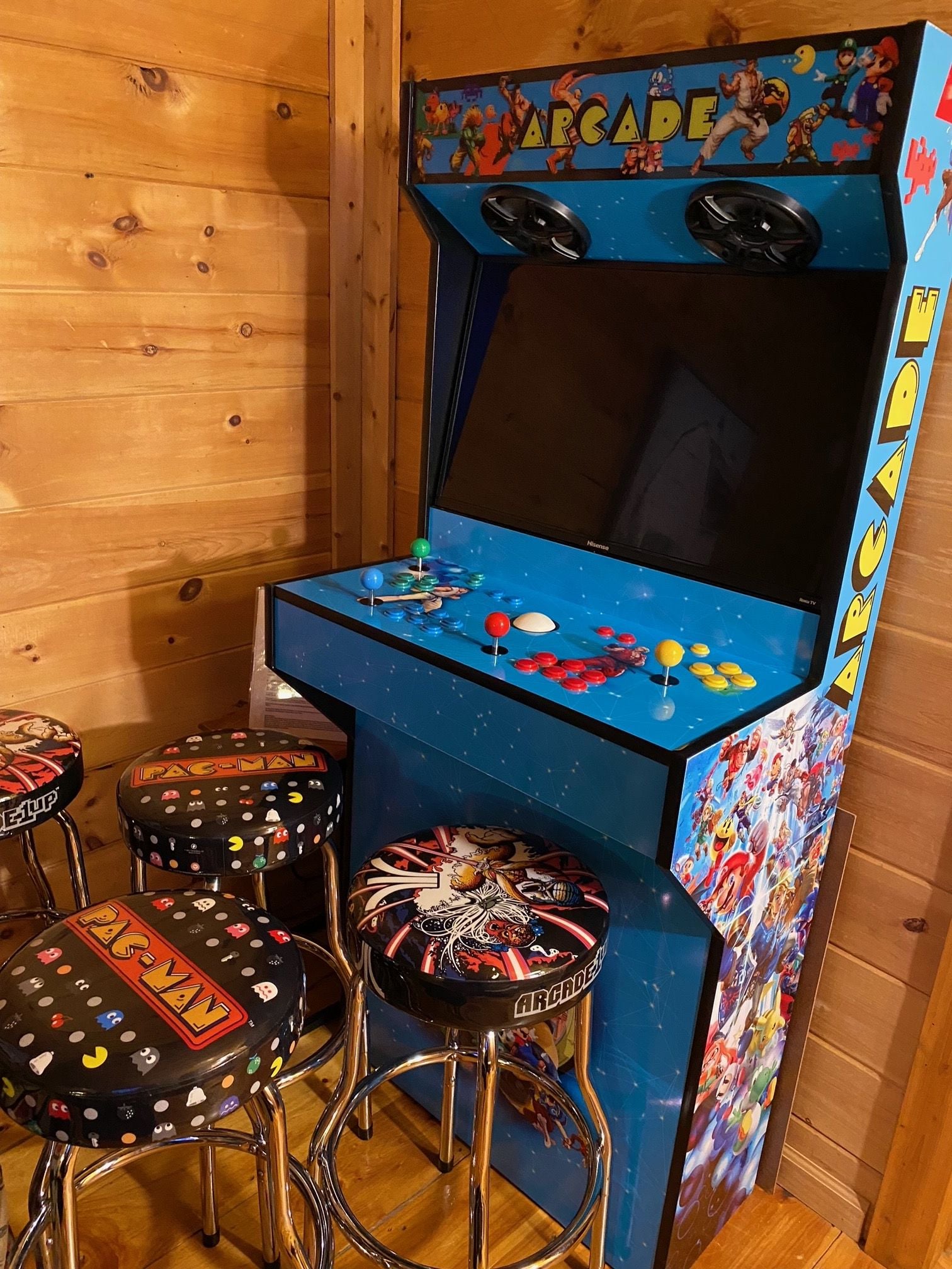 Arcade setup shared by Brandon