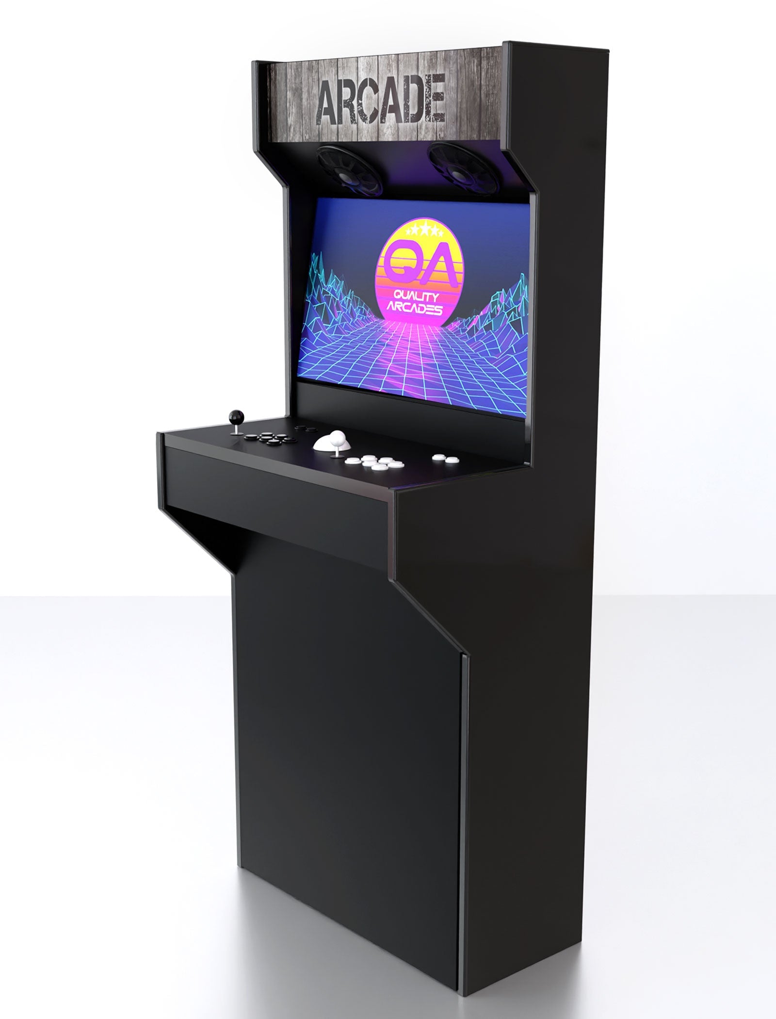 Arcade Machine Retro-Slim (No Wrap) arcade, No Wrap finish