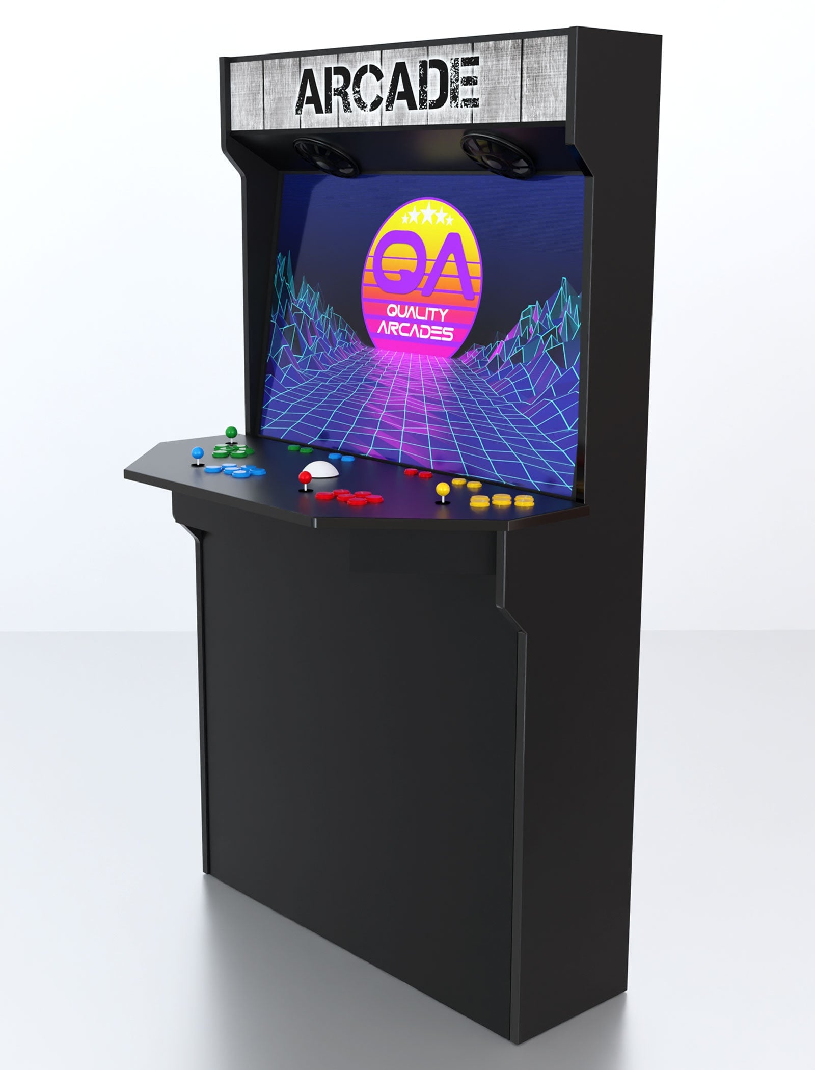 Hexacade™ Arcade Machine (No Wrap) arcade, No Wrap finish