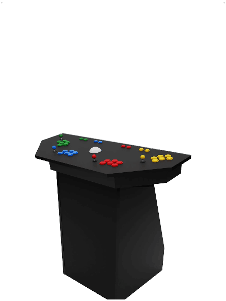 Pedestal arcade cabinet