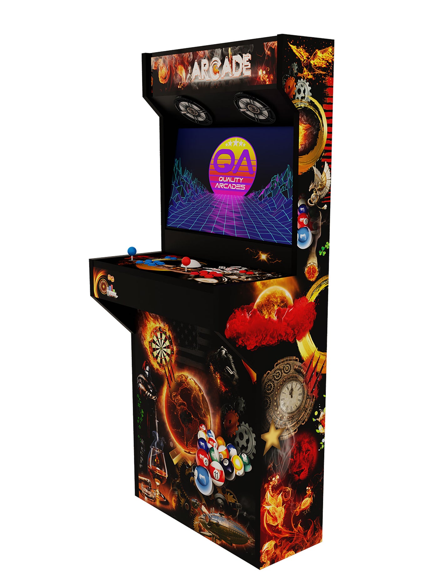 Arcade Machine 2 Player Full Wrap 